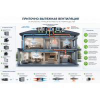 Приточно-вытяжная вентиляция: устройство, принципы работы и преимущества