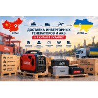 Как доставить инверторный генератор и АКБ из Китая в Украину?