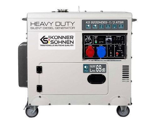 Дизельний генератор Konner&Sohnen KS 9200HDES-1/3 atsR* (EURO V)