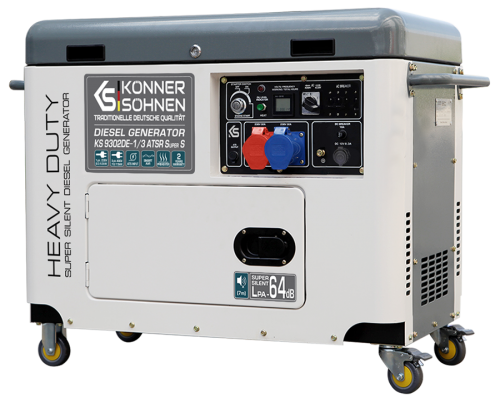 Дизельный генератор Konner&Sohnen KS 9302DE-1/3 ATSR SUPER S (Euro II)