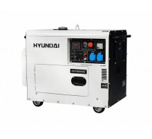 Дизельный генератор Hyundai DHY 8000SE + колеса