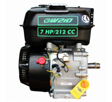 Бензиновый двигатель Grunwelt GW210-S (CL) центробежное сцепление
