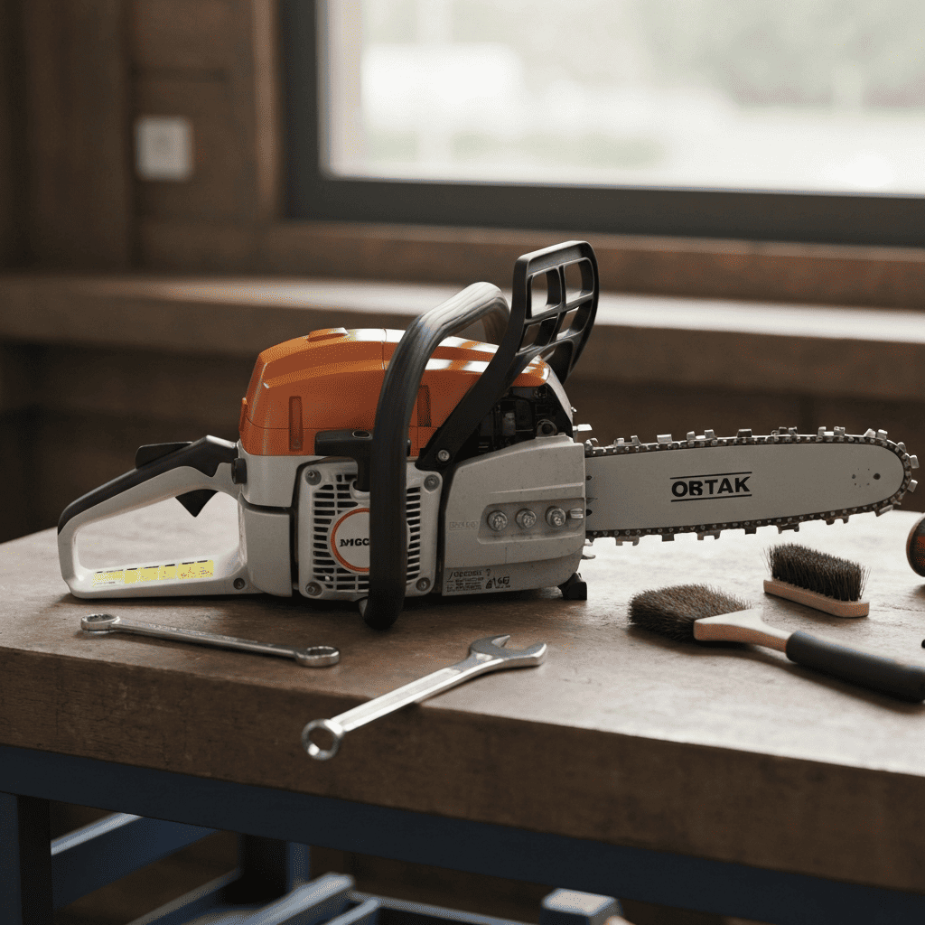 Как хранить топливную смесь и ухаживать за бензопилой