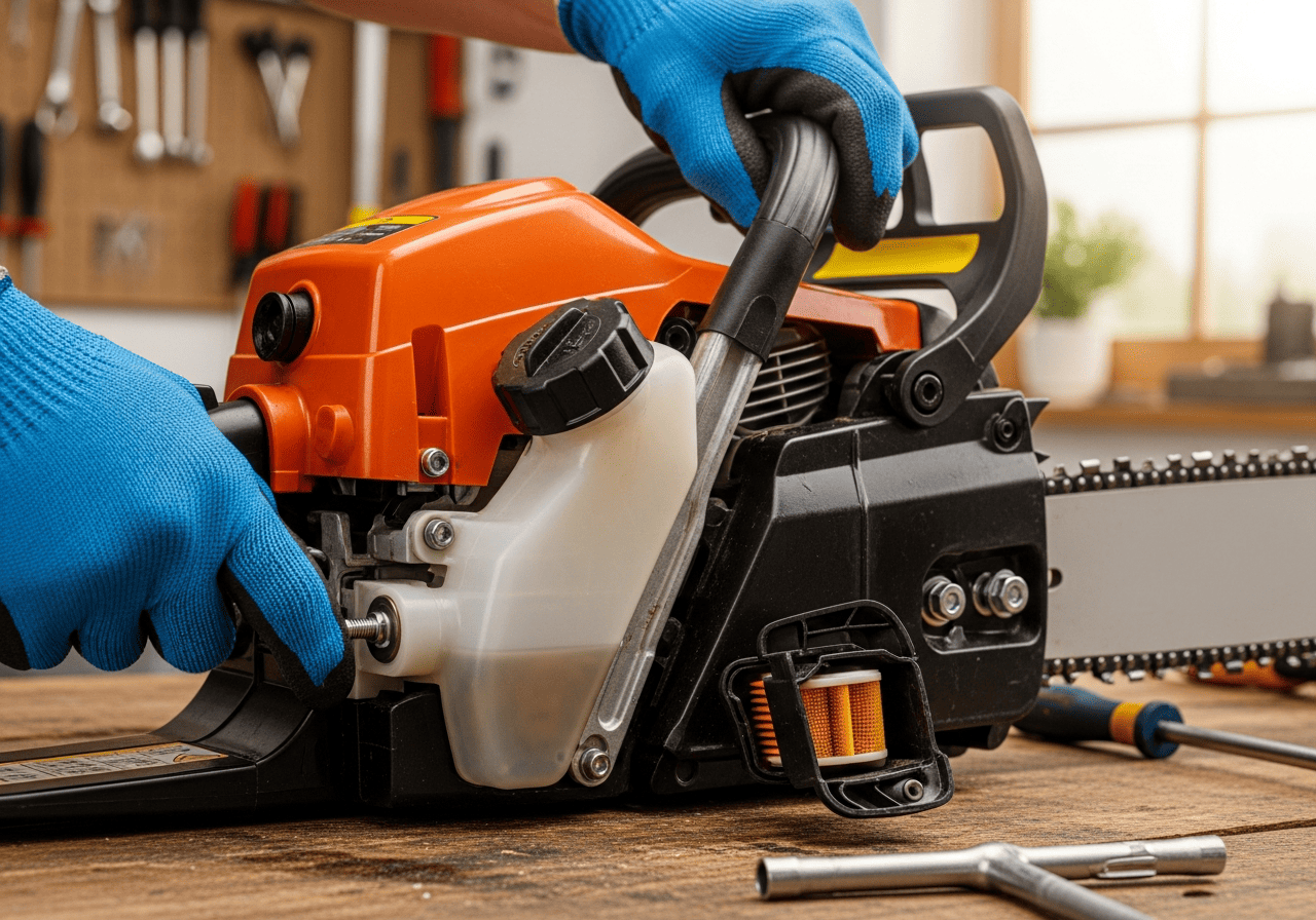 Підготовка бензопили до запуску: що потрібно перевірити перед стартом